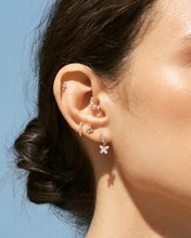 Load image into Gallery viewer, Floral Lab-Grown Diamond Studs by Aurelie Gi — detail view
