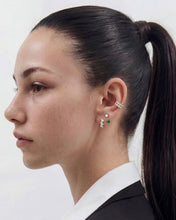 Load image into Gallery viewer, Double-Row Pavé Lab-Grown Diamond Ear Cuff by Aurelie Gi — on model
