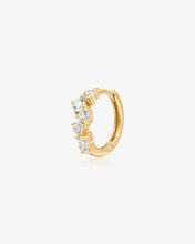 Load image into Gallery viewer, Zig-Zag Lab-Grown Diamond Huggie Hoop by Aurelie Gi

