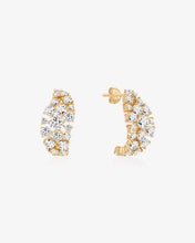 Load image into Gallery viewer, Micro-Stellar Lab-Grown Diamond Hoops by Aurelie Gi — alternate angle
