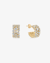 Load image into Gallery viewer, Openwork Lab-Grown Diamond Hoops by Aurelie Gi
