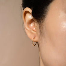 Load image into Gallery viewer, EVA | 14 mm Endless Hoop Earring and Charm Connector by Aurelie Gi — detail view
