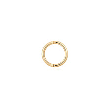 Load image into Gallery viewer, SELMA | 8.5 mm Endless Hoop Earring and Charm Connector by Aurelie Gi — on model
