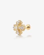 Load image into Gallery viewer, FOXY | Lab Grown Diamond Fancy Cross Threaded Flatback by Aurelie Gi
