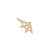 Load image into Gallery viewer, CHARITY | Lab Grown Diamond Web Threaded Flatback by Aurelie Gi — alternate angle
