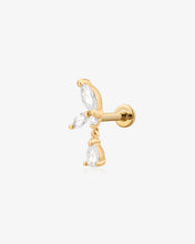 Load image into Gallery viewer, LEONA | Marquise Dangle Lab Grown Diamond Threaded with Flatback by Aurelie Gi
