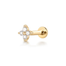 Load image into Gallery viewer, CAPELLA | Mini Pointed Star Threaded Flatback by Aurelie Gi — alternate angle
