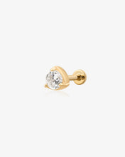 Load image into Gallery viewer, SERAPHINA | Lab Grown Solitaire Threaded with Flatback by Aurelie Gi
