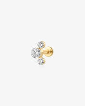Load image into Gallery viewer, Lab Grown Diamond Cluster Flatback Stud by Aurelie Gi
