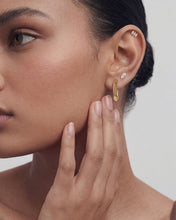Load image into Gallery viewer, Triple Marquise Lab-Grown Diamond Threadless End by Aurelie Gi — on model
