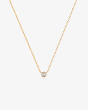 Load image into Gallery viewer, NOLA | Diamond Bezel Necklace with Dual Chain by Aurelie Gi
