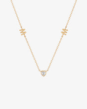 Load image into Gallery viewer, MAE | White Sapphire Mom Necklace by Aurelie Gi
