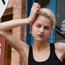 Load image into Gallery viewer, ELEANOR | Slender Paper Clip C-Hoop Earrings
