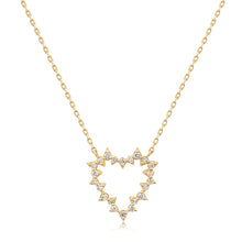 Load image into Gallery viewer, SAYLOR | Lab Grown Diamond Heart Necklace by Aurelie Gi — alternate angle
