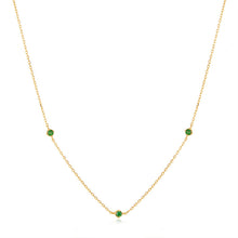 Load image into Gallery viewer, CARINA | Triple Tsavorite Necklace
