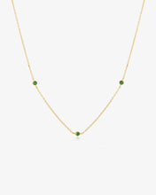 Load image into Gallery viewer, CARINA | Triple Tsavorite Necklace by Aurelie Gi
