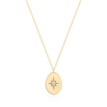 Load image into Gallery viewer, ELARA | Opal Disc Necklace
