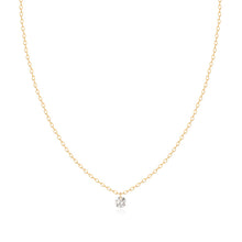 Load image into Gallery viewer, PIROUETTE | Single Floating Diamond Necklace
