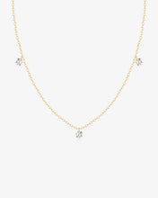 Load image into Gallery viewer, POISE | Triple Floating Diamond Necklace by Aurelie Gi
