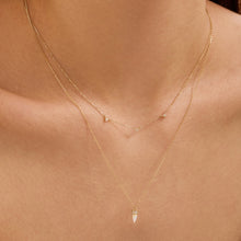 Load image into Gallery viewer, LORETTA | Opal and Lab Grown Diamond Drop Necklace by Aurelie Gi — detail view
