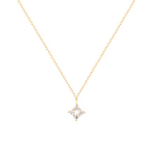 Load image into Gallery viewer, LEANNE | Natural Diamond Drop Necklace by Aurelie Gi — on model
