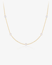 Load image into Gallery viewer, CAROLINA | Pearl Station Necklace by Aurelie Gi

