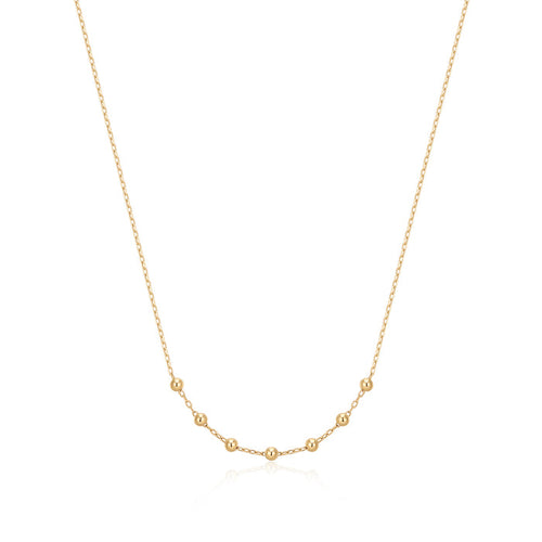 ERICA | 14kt Gold Beaded Necklace
