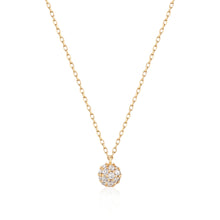Load image into Gallery viewer, HEATHER | Lab Grown Diamond Bead Necklace by Aurelie Gi — on model
