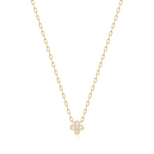 Load image into Gallery viewer, CARYS | Lab Grown Diamond Clover Necklace by Aurelie Gi — alternate angle
