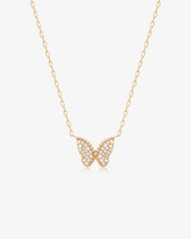 Load image into Gallery viewer, CHRYSALIS | Pavé Lab Grown Diamond Butterfly Necklace by Aurelie Gi
