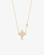 Load image into Gallery viewer, KLOEY | Lab Grown Diamond Clover Necklace by Aurelie Gi
