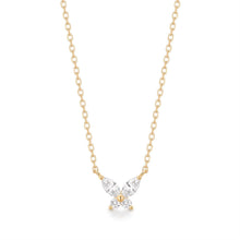Load image into Gallery viewer, ISABEAU | Marquise Lab Grown Diamond Butterfly Necklace by Aurelie Gi — alternate angle
