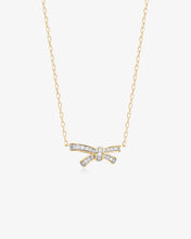 Load image into Gallery viewer, MARISTELA | Lab Grown Diamond Bow Necklace by Aurelie Gi

