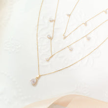 Load image into Gallery viewer, KAYSIA | Dangling Pear Lab Grown Diamonds Necklace
