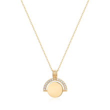 Load image into Gallery viewer, RANIA | Bead Set Lab Grown Diamond Circle Necklace by Aurelie Gi — alternate angle
