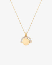 Load image into Gallery viewer, RANIA | Bead Set Lab Grown Diamond Circle Necklace by Aurelie Gi
