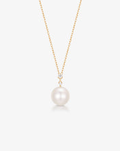 Load image into Gallery viewer, NAIA | Pearl with Lab Grown Diamond Accent Necklace by Aurelie Gi

