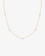 Load image into Gallery viewer, Lab Grown Diamond Station Necklace by Aurelie Gi
