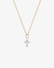 Load image into Gallery viewer, Lab Grown Diamond Cross Necklace by Aurelie Gi
