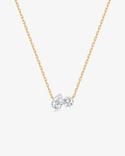 Load image into Gallery viewer, Toi et Moi Lab Grown Diamond Necklace by Aurelie Gi
