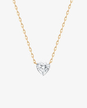 Load image into Gallery viewer, Lab Grown Diamond Heart Necklace by Aurelie Gi
