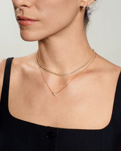 Load image into Gallery viewer, Solitaire Pear Lab Grown Diamond Necklace by Aurelie Gi — detail view
