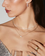 Load image into Gallery viewer, Solitaire Pear Lab Grown Diamond Necklace by Aurelie Gi — alternate angle
