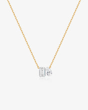 Load image into Gallery viewer, Emerald &amp; Pear Lab-Grown Diamond Necklace by Aurelie Gi
