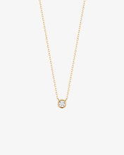 Load image into Gallery viewer, Bezel Solitaire Lab-Grown Diamond Necklace by Aurelie Gi
