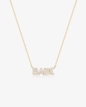 Load image into Gallery viewer, BABE | Diamond Necklace by Aurelie Gi
