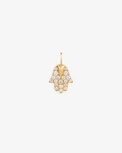 Load image into Gallery viewer, MIRIAM | Diamond Hamsa Pendant by Aurelie Gi
