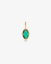 Load image into Gallery viewer, Lab Grown Emerald Necklace Charm by Aurelie Gi
