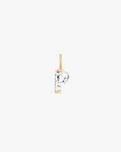 Load image into Gallery viewer, 14K Gold Initial Lab-Grown Diamond Charm by Aurelie Gi — alternate angle
