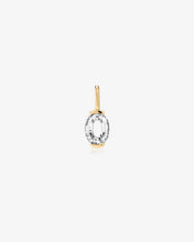 Load image into Gallery viewer, 14K Gold Initial Lab-Grown Diamond Charm by Aurelie Gi — alternate angle

